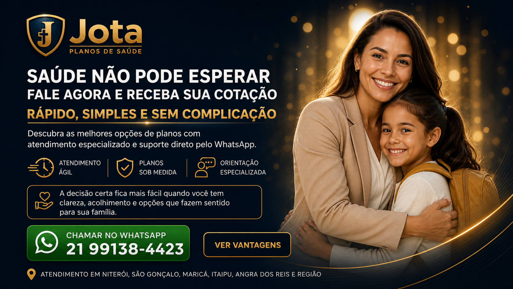 Atendimento rápido e humanizado